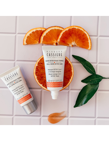 Maschera DETOX 3 in 1 all’arancia rossa.